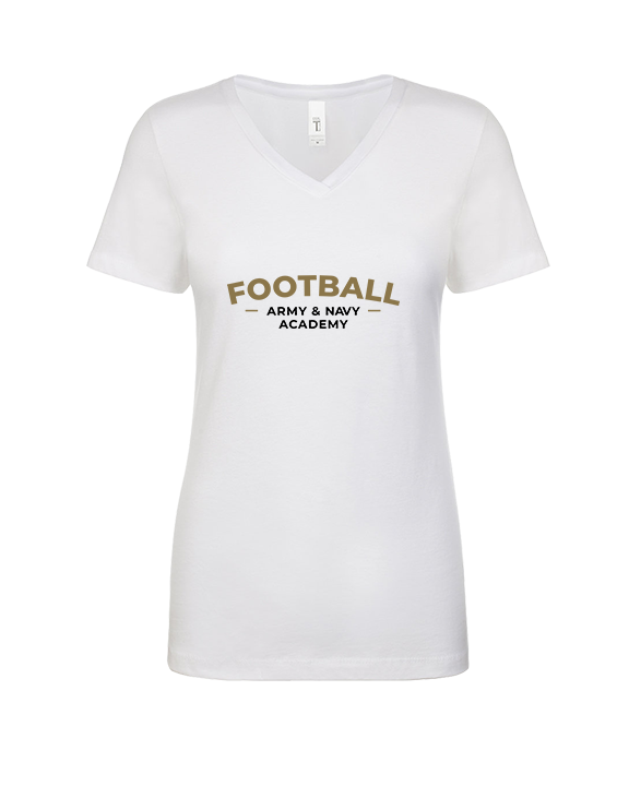 Army & Navy Academy Football Short - Womens Vneck