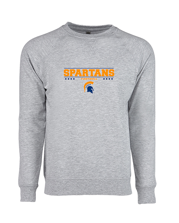 Bainbridge Island HS Football Border - Crewneck Sweatshirt