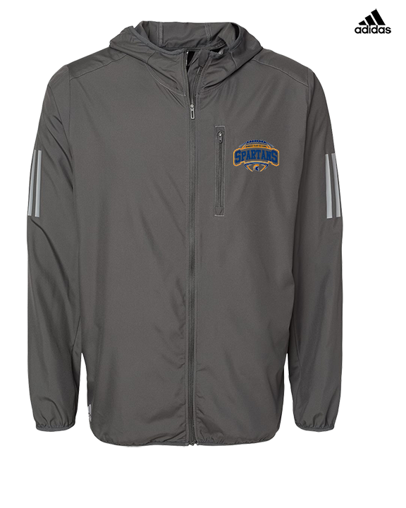 Bainbridge Island HS Football Toss - Mens Adidas Full Zip Jacket