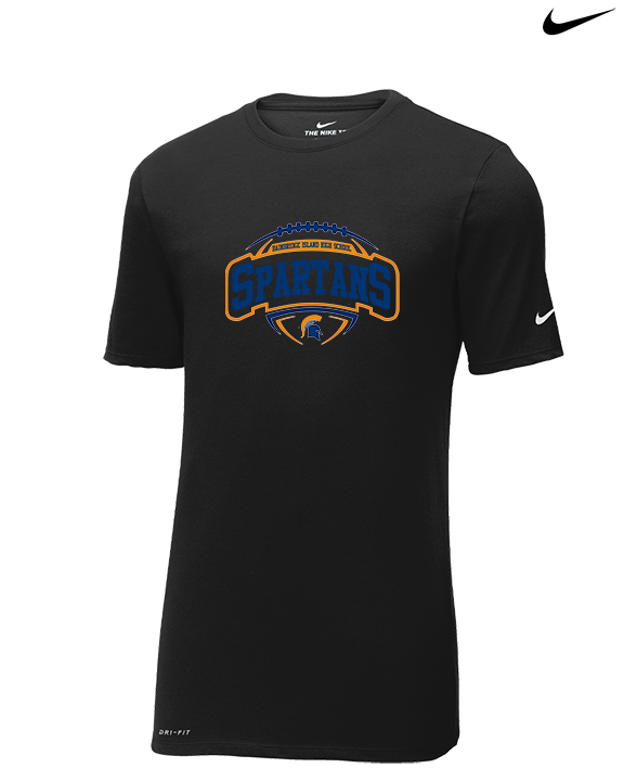 Bainbridge Island HS Football Toss - Mens Nike Cotton Poly Tee