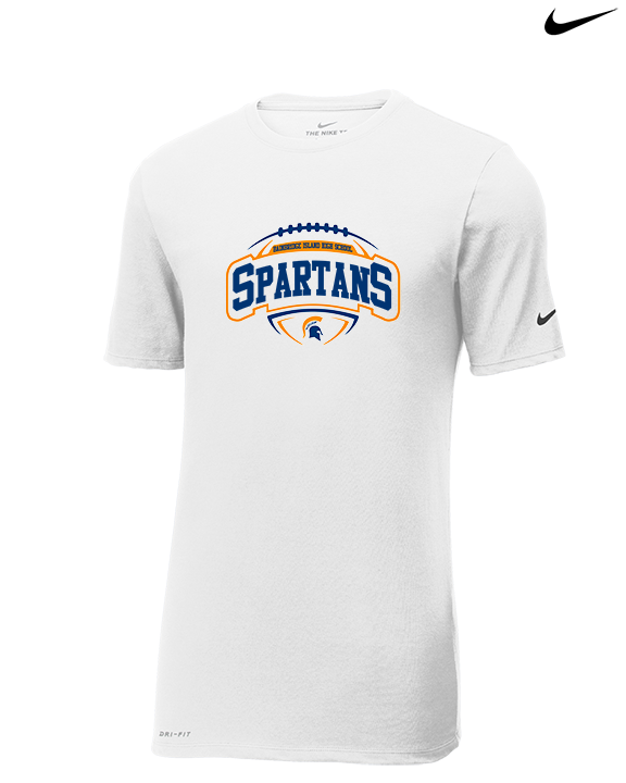 Bainbridge Island HS Football Toss - Mens Nike Cotton Poly Tee