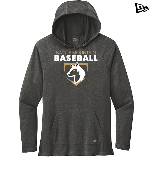 Battle Mountain HS Baseball 1 - New Era Tri-Blend Hoodie