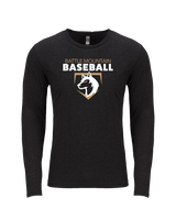 Battle Mountain HS Baseball 1 - Tri-Blend Long Sleeve