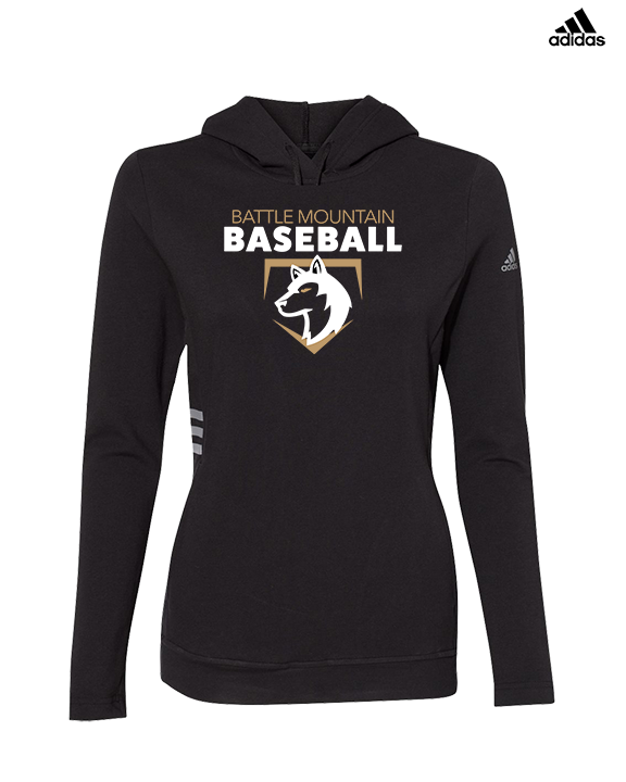 Battle Mountain HS Baseball 1 - Womens Adidas Hoodie