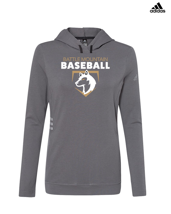 Battle Mountain HS Baseball 1 - Womens Adidas Hoodie