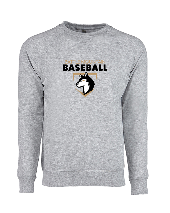Battle Mountain HS Baseball 1 - Crewneck Sweatshirt