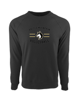 Battle Mountain HS Volleyball Curve - Crewneck Sweatshirt