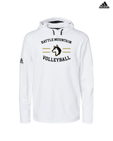 Battle Mountain HS Volleyball Curve - Mens Adidas Hoodie