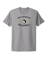 Battle Mountain HS Volleyball Curve - Mens Select Cotton T-Shirt