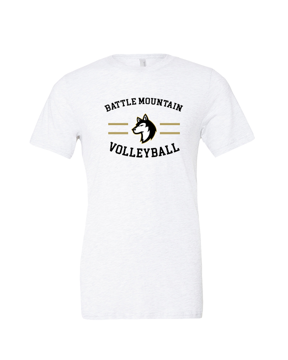 Battle Mountain HS Volleyball Curve - Tri-Blend Shirt