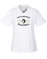 Battle Mountain HS Volleyball Curve - Womens Performance Shirt