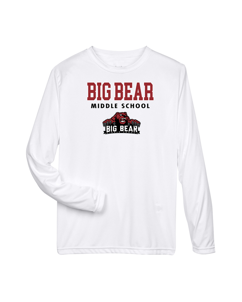 Big Bear Middle School Block - Performance Long Sleeve