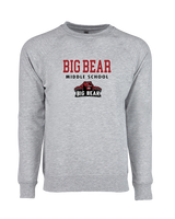 Big Bear Middle School Block - Crewneck Sweatshirt