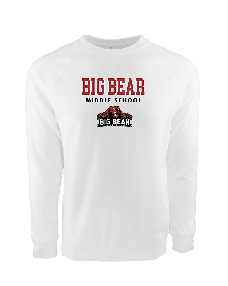 Big Bear Middle School Block - Crewneck Sweatshirt