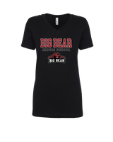 Big Bear Middle School Block - Womens V-Neck