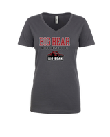 Big Bear Middle School Block - Womens V-Neck