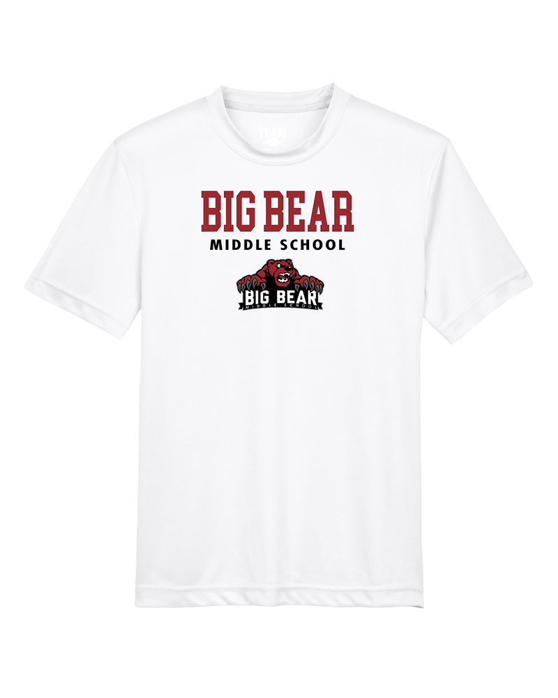 Big Bear Middle School Block - Youth Performance T-Shirt