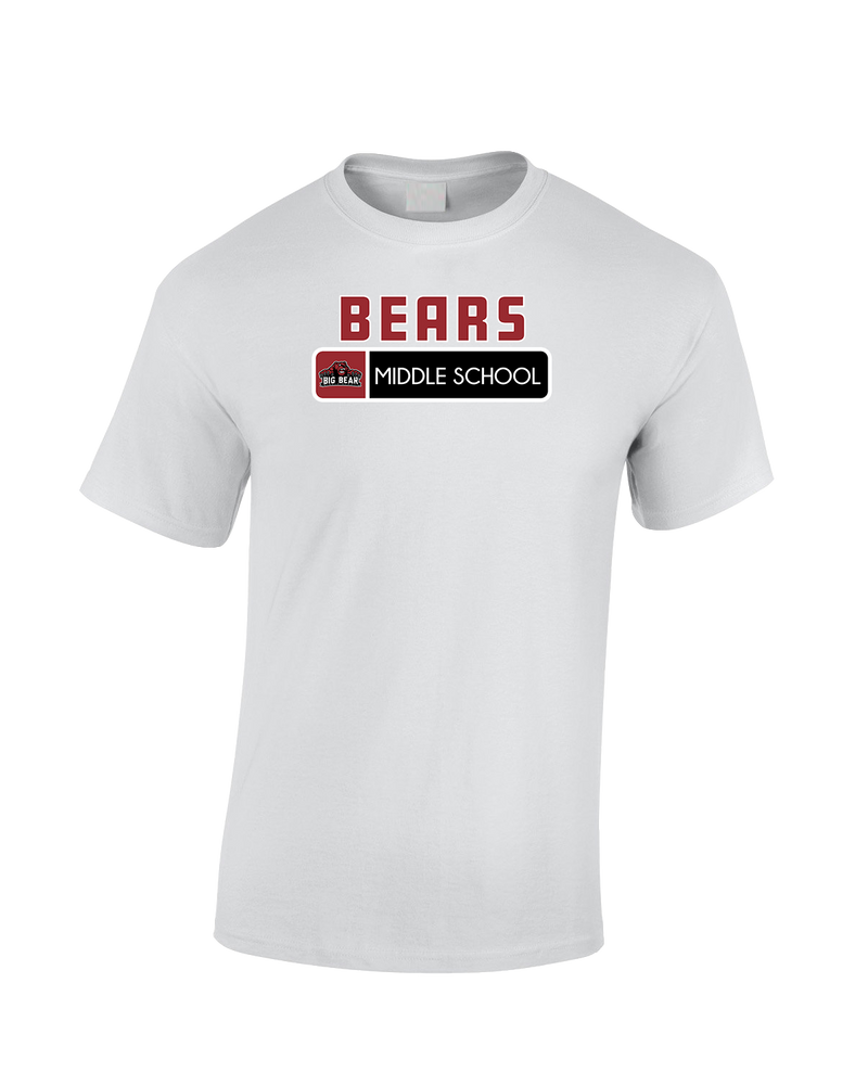 Big Bear Middle School Pennant - Cotton T-Shirt