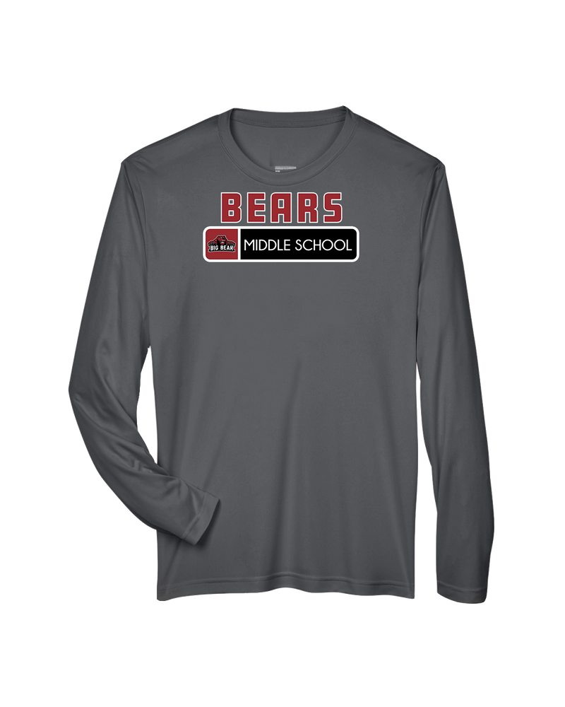 Big Bear Middle School Pennant - Performance Long Sleeve