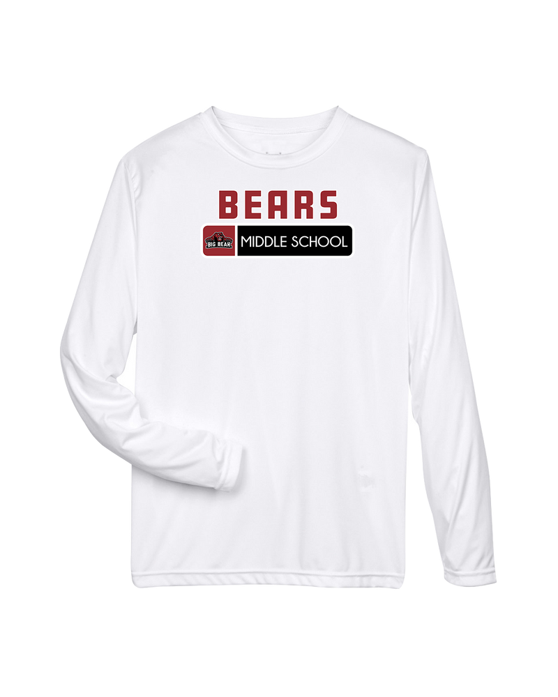 Big Bear Middle School Pennant - Performance Long Sleeve