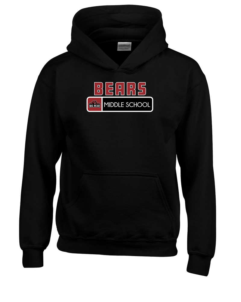 Big Bear Middle School Pennant - Cotton Hoodie