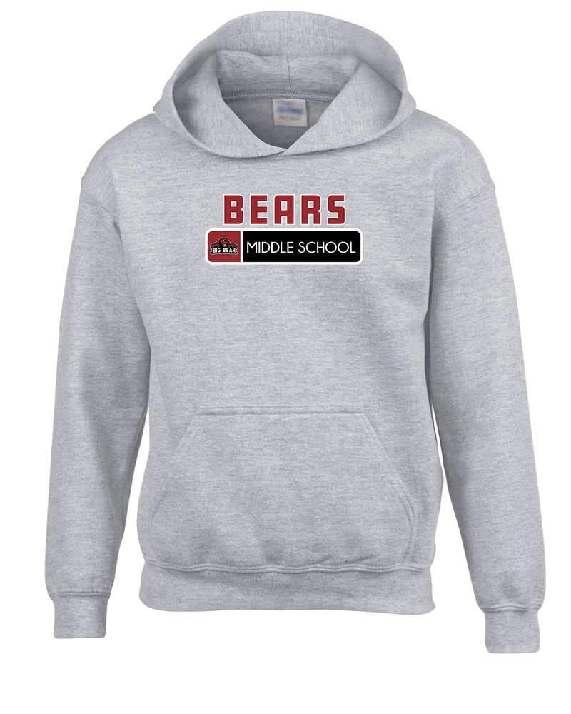 Big Bear Middle School Pennant - Cotton Hoodie