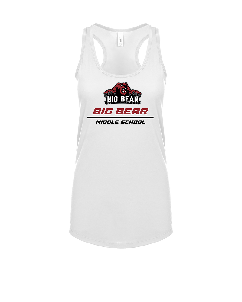 Big Bear Middle School Split - Womens Tank Top