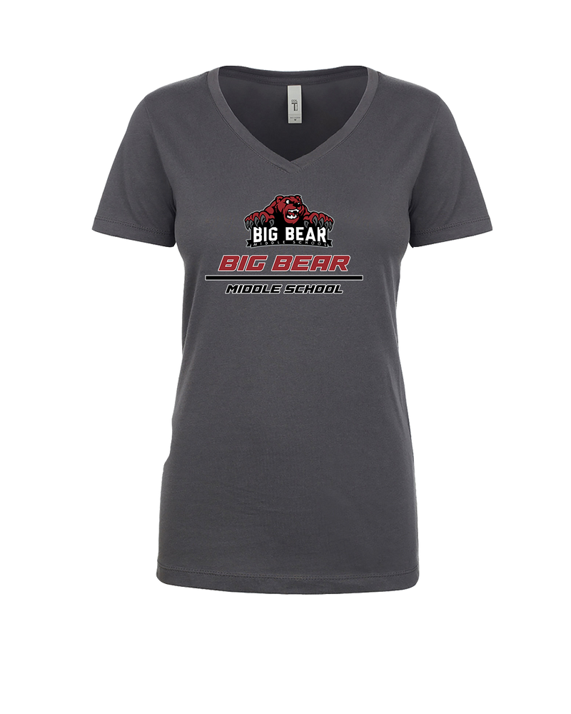 Big Bear Middle School Split - Womens V-Neck