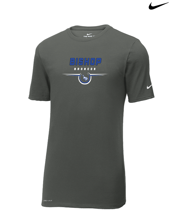 Bishop HS Football Design - Mens Nike Cotton Poly Tee