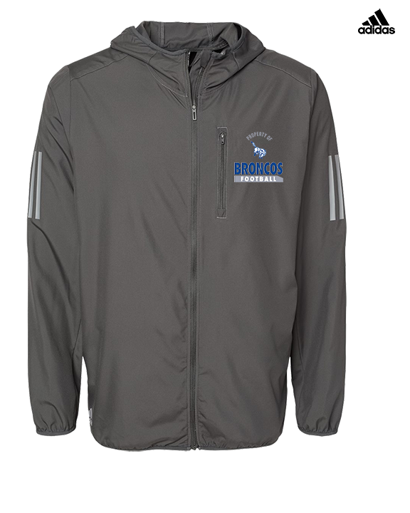 Bishop HS Football Property - Mens Adidas Full Zip Jacket