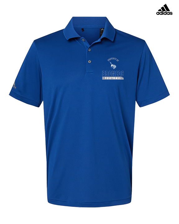 Bishop HS Football Property - Mens Adidas Polo