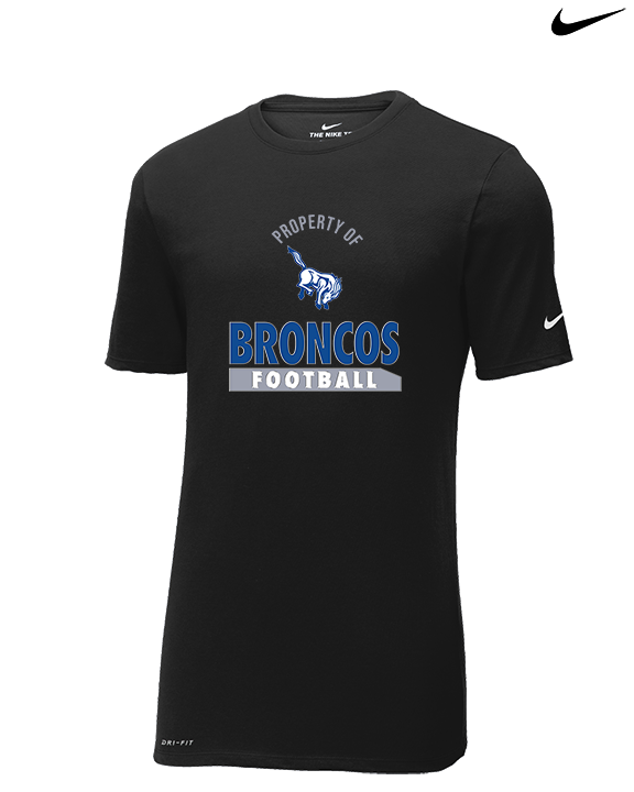 Bishop HS Football Property - Mens Nike Cotton Poly Tee