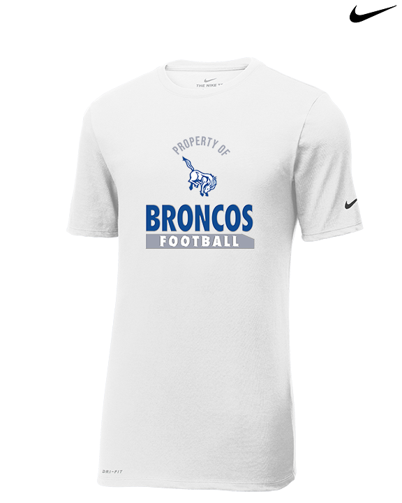 Bishop HS Football Property - Mens Nike Cotton Poly Tee