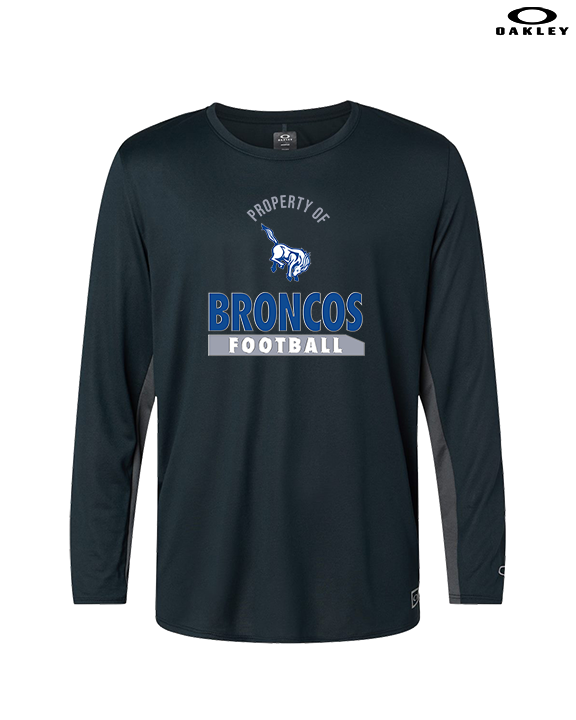 Bishop HS Football Property - Mens Oakley Longsleeve