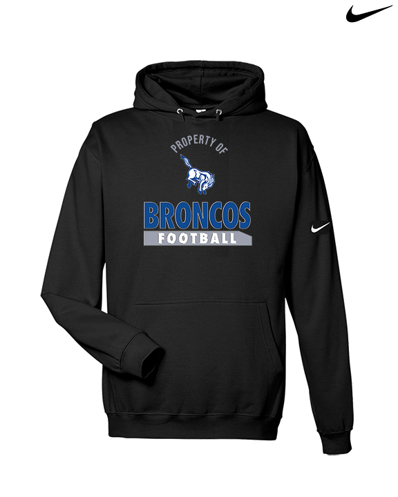 Bishop HS Football Property - Nike Club Fleece Hoodie