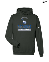 Bishop HS Football Property - Nike Club Fleece Hoodie