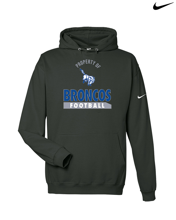 Bishop HS Football Property - Nike Club Fleece Hoodie