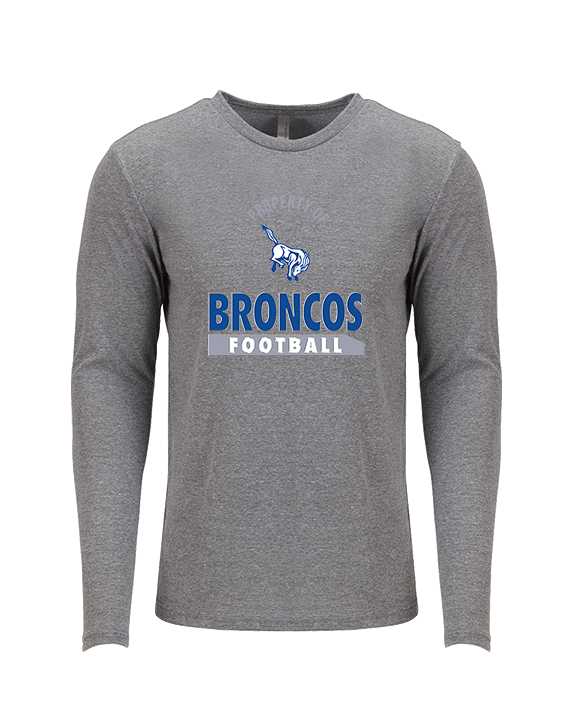 Bishop HS Football Property - Tri-Blend Long Sleeve