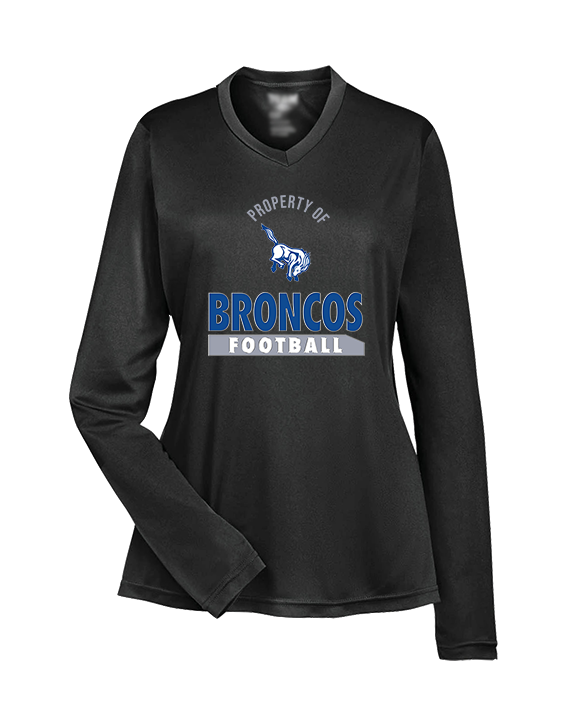 Bishop HS Football Property - Womens Performance Longsleeve