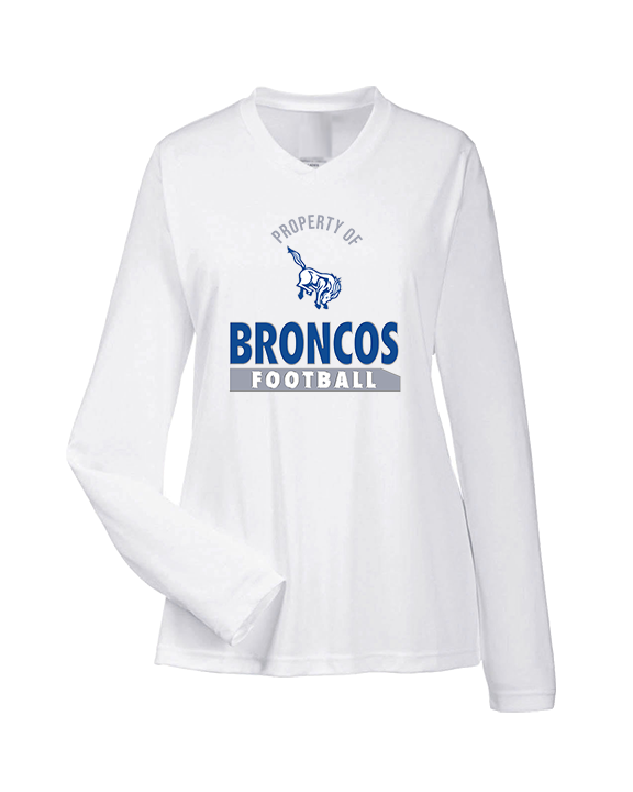 Bishop HS Football Property - Womens Performance Longsleeve