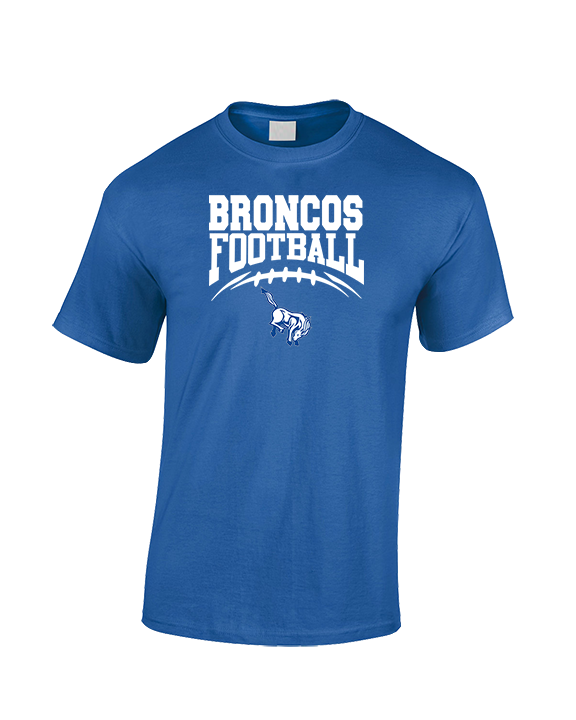 Bishop HS Football School Football - Cotton T-Shirt