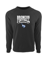 Bishop HS Football School Football - Crewneck Sweatshirt