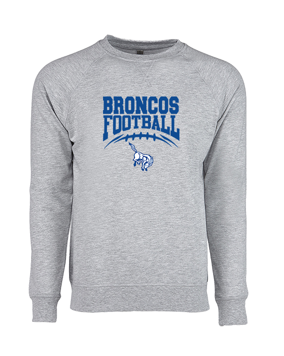 Bishop HS Football School Football - Crewneck Sweatshirt