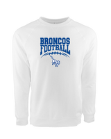 Bishop HS Football School Football - Crewneck Sweatshirt