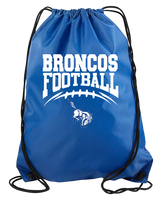 Bishop HS Football School Football - Drawstring Bag