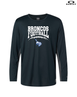 Bishop HS Football School Football - Mens Oakley Longsleeve