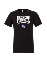 Bishop HS Football School Football - Tri-Blend Shirt