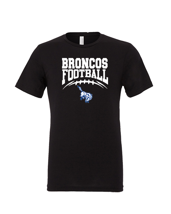 Bishop HS Football School Football - Tri-Blend Shirt