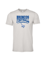 Bishop HS Football School Football - Tri-Blend Shirt