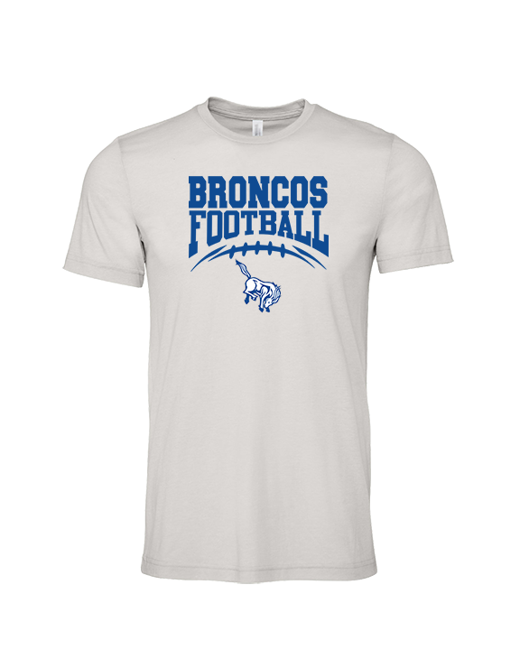 Bishop HS Football School Football - Tri-Blend Shirt